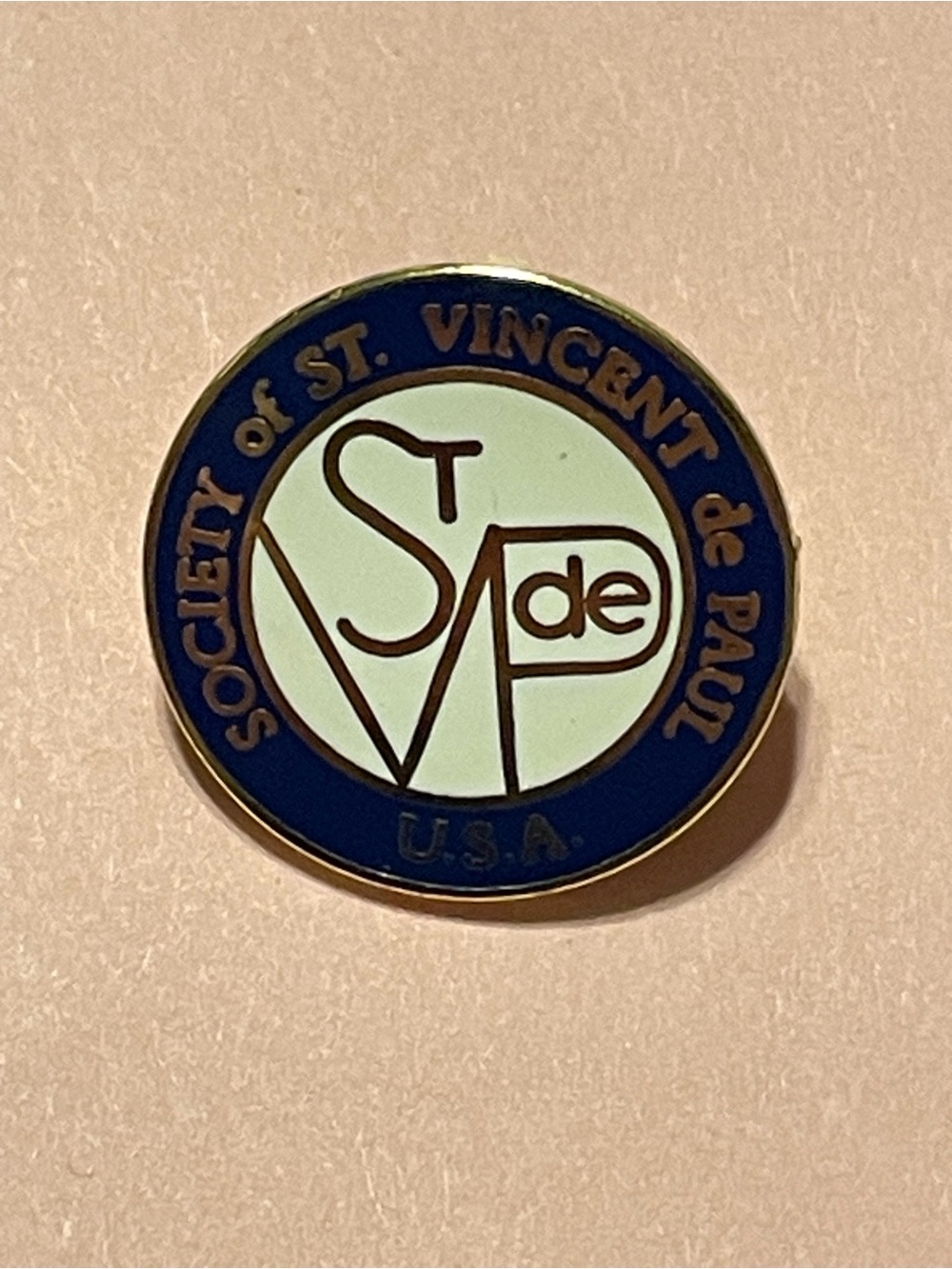 Vintage Society of St. Vincent de Paul U.S.A Pin #9688